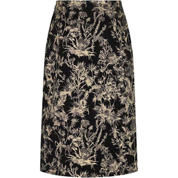DIOR Casual Long Skirt Women's Black