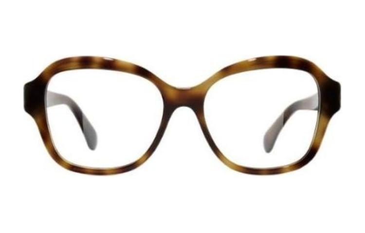 CHANEL - Square Eyeglass Frames Women's Tortoiseshell