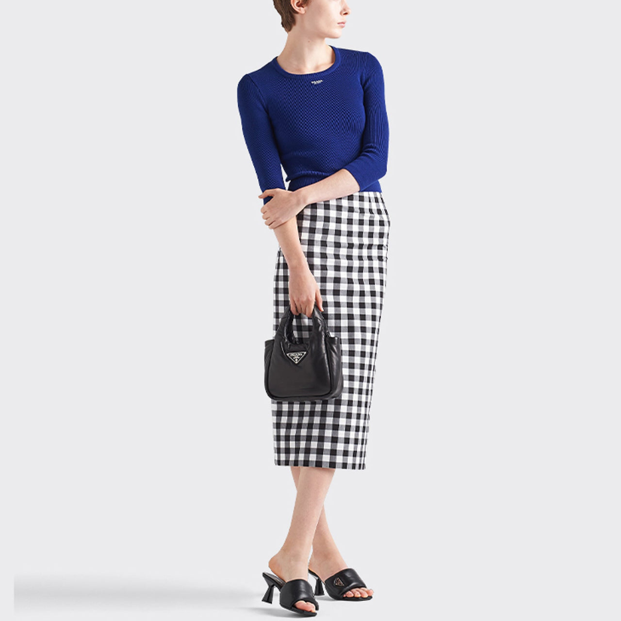 PRADA Casual Long Skirts Women's Black