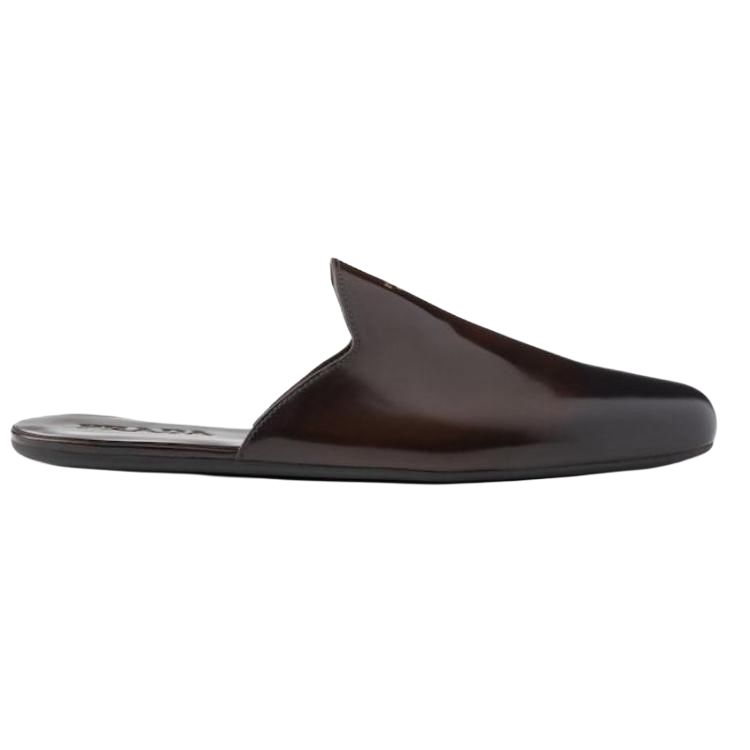 PRADA Closed Toe Slippers Men's Umber