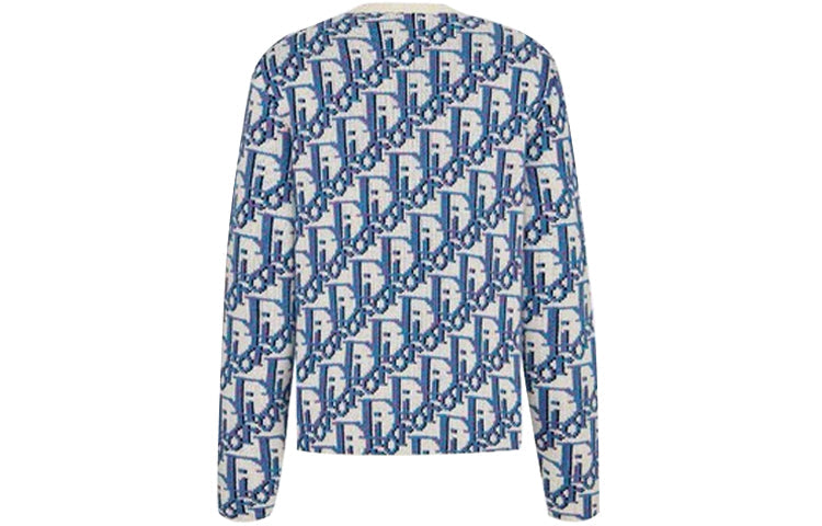 DIOR x Stussy Cashmere Sweater Men's Blue