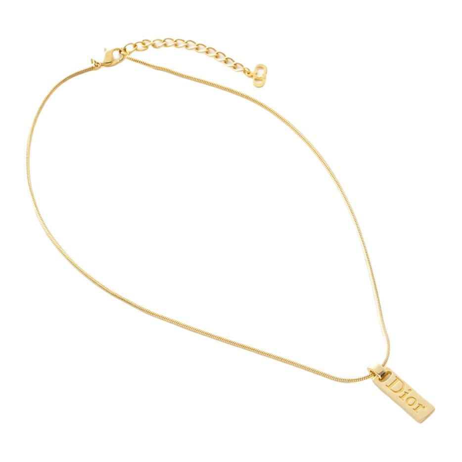 DIOR Gold-Plated Necklaces Women's Gold