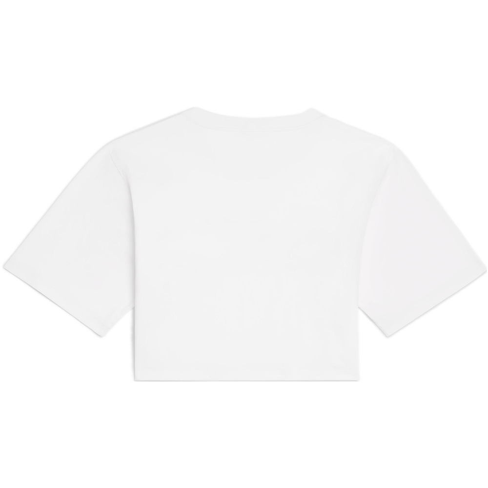 CELINE Cotton Jersey Cropped Ecru/Black