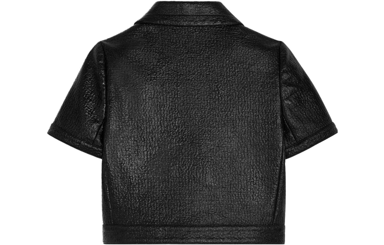 CELINE Cropped Coats Women's Black