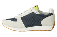 HERMES Low-Top Casual Shoes Men's Blue White Yellow