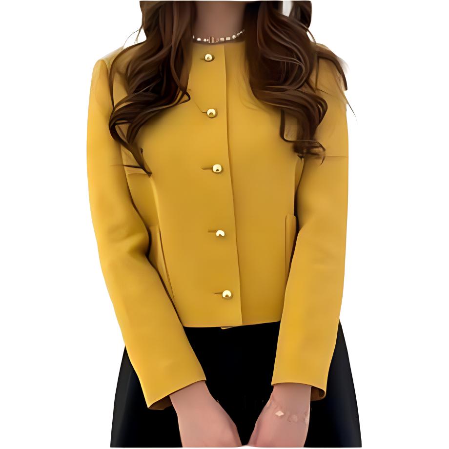 DIOR Jackets Coats Women's Yellow