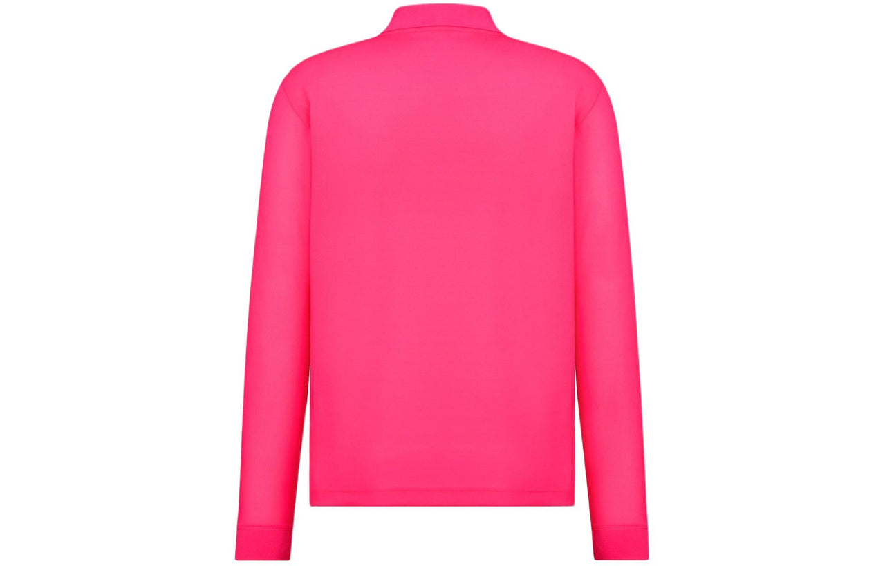 DIOR Polo Shirts Men Rose Red