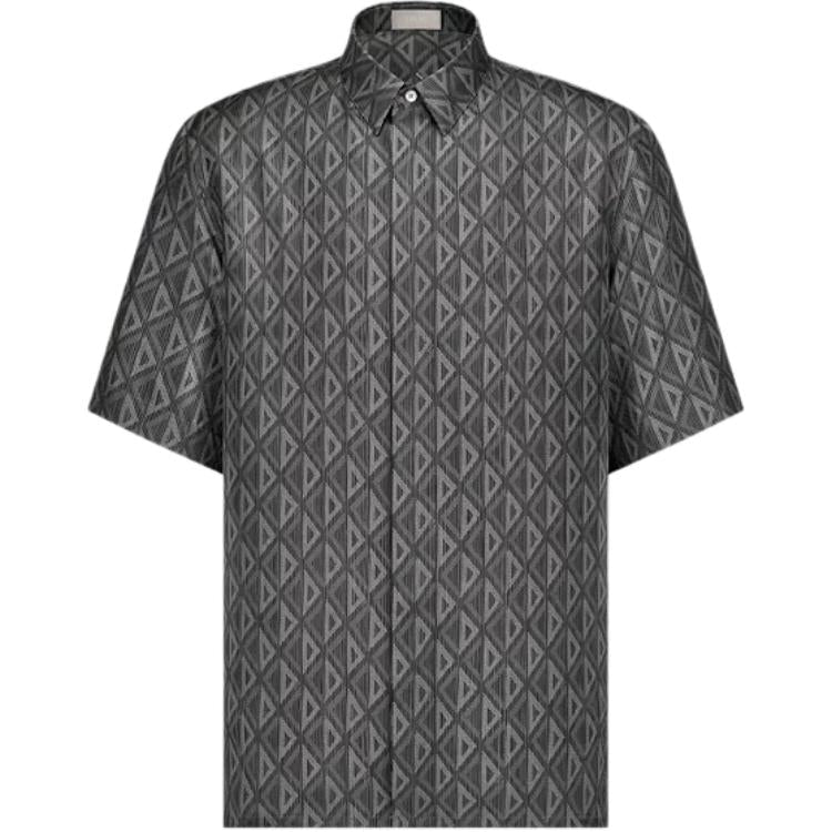 DIOR Shirt Men's Black Gray Color