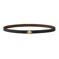 LOUIS VUITTON Lv Mini Flowergram15mm Reversible Belt