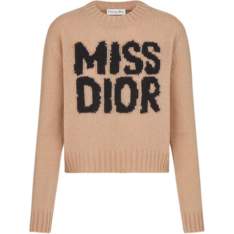 DIOR Cashmere Sweater Women's Light Pink