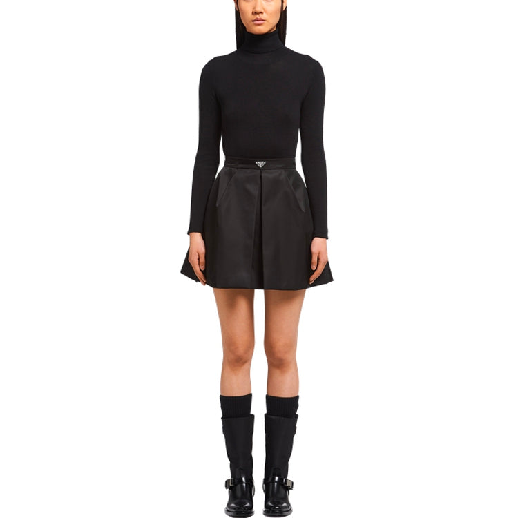 PRADA Casual Short Skirts Women's Black