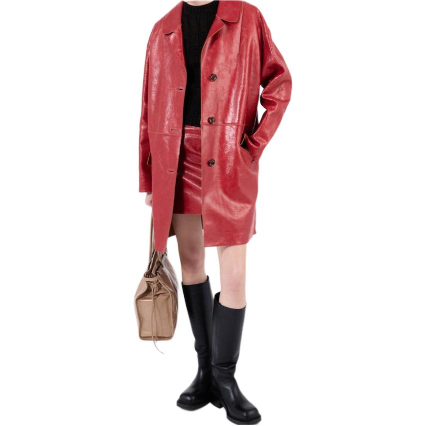 PRADA Coats Women's Red