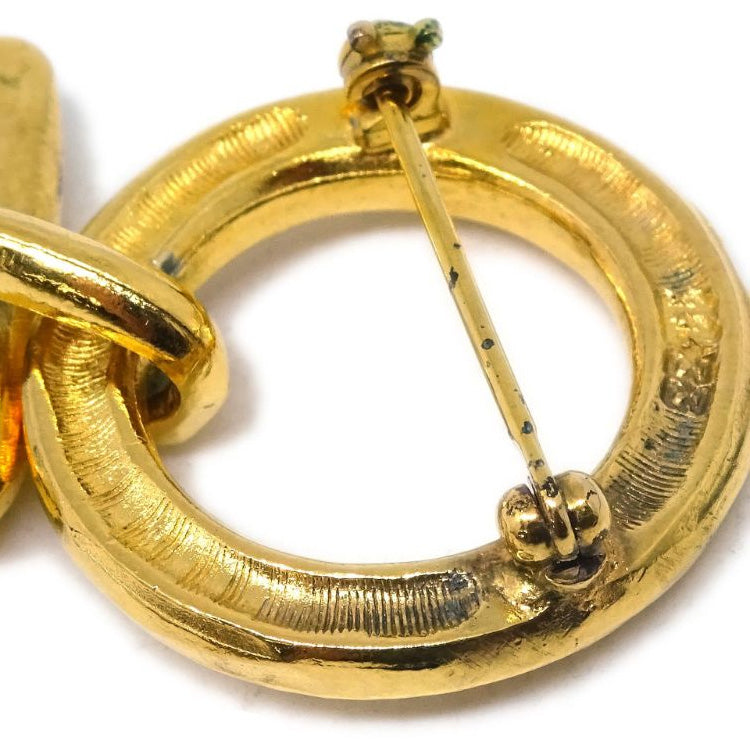 CHANEL 1980 1990 Rue Cambon Plate Brooch