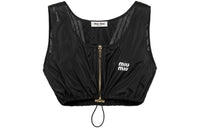 MIU MIU Tank Tops Women's Black