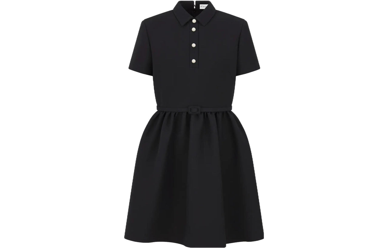 DIOR FW23 Short-Sleeved Dresses Women's Black