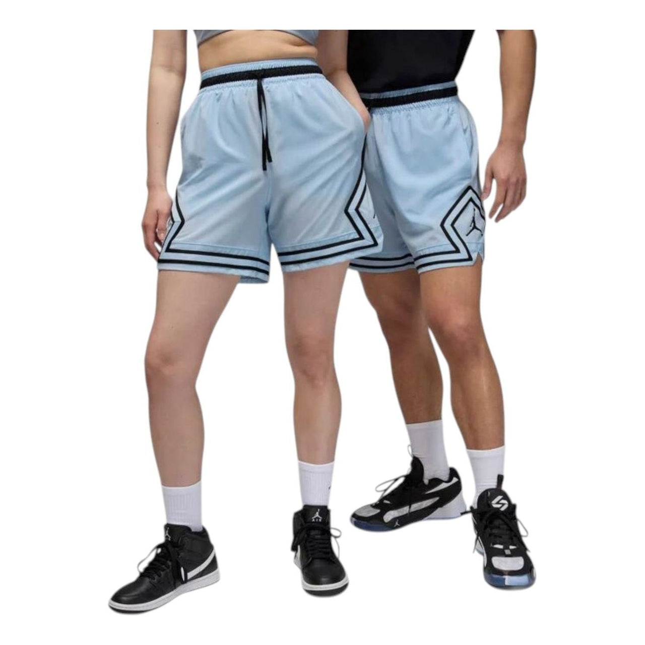Air Jordan Sport Dri-FIT Woven Diamond Shorts 'Celestine Blue Black' FQ2989-441