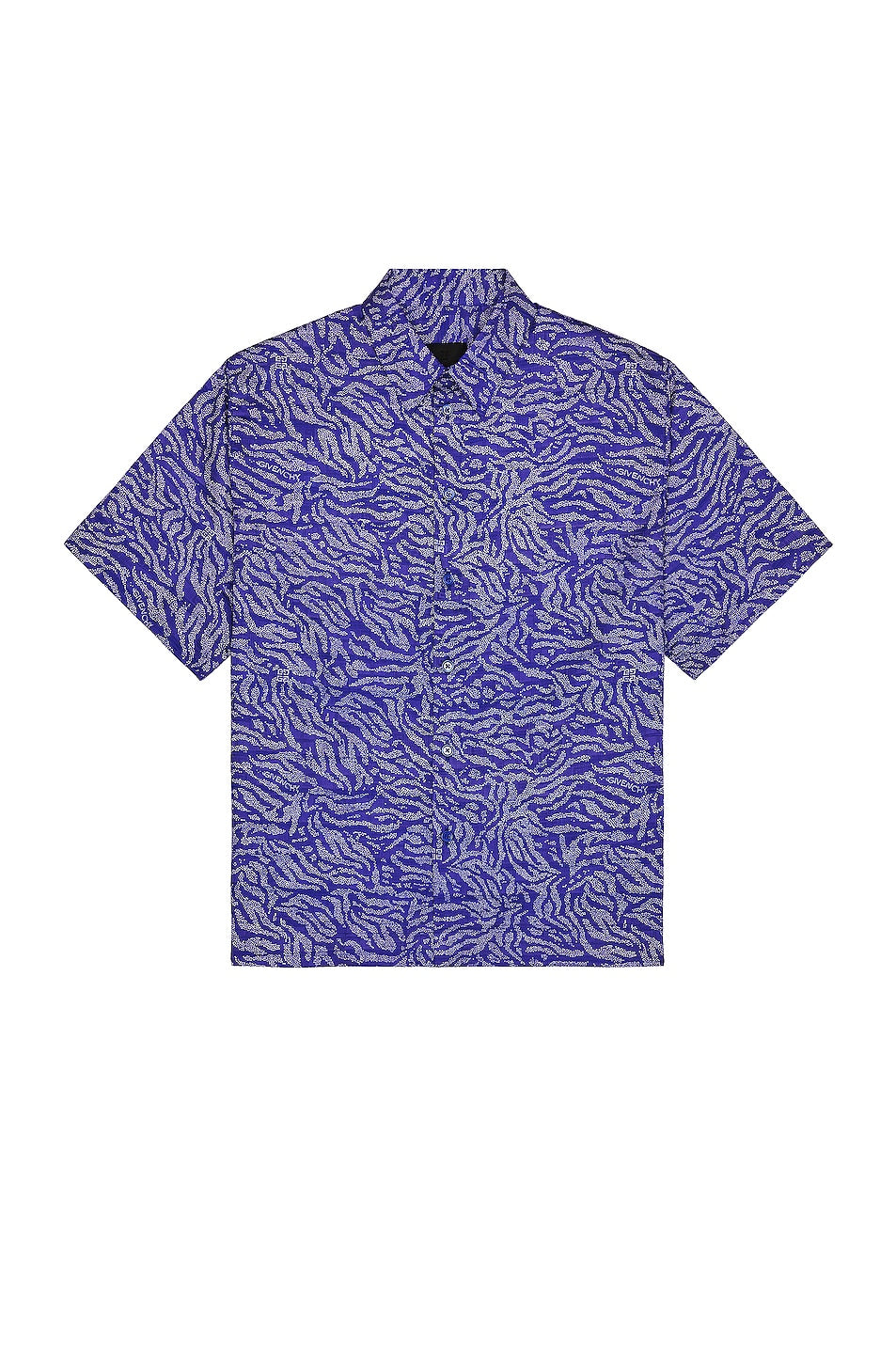 Givenchy Men's Short Sleeves Boxy Fit Print Shirt