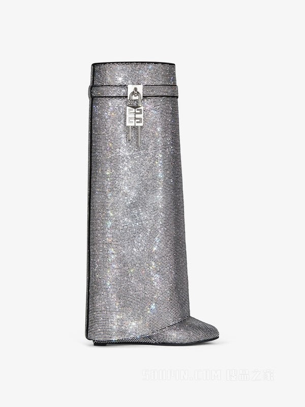 Givenchy Women's Shark Lock Wide Fit Pant Boots 90Mm