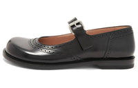 LOEWE Campo Leather Mary Jane Shoes