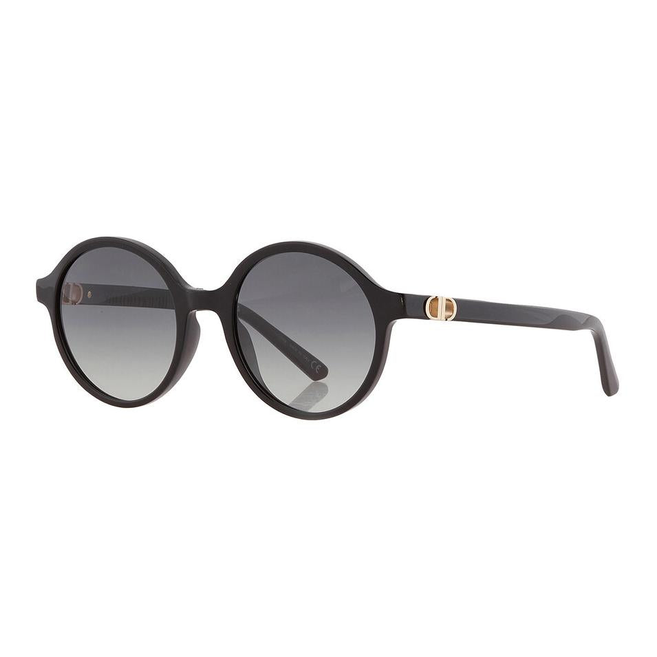 DIOR Acetate Round Sunglasses Women's Black
