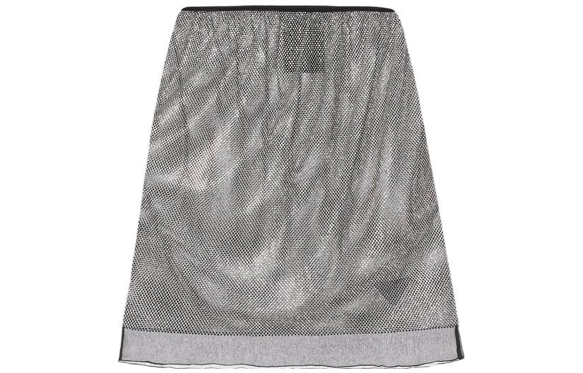 PRADA Casual Short Skirts Women's Silver