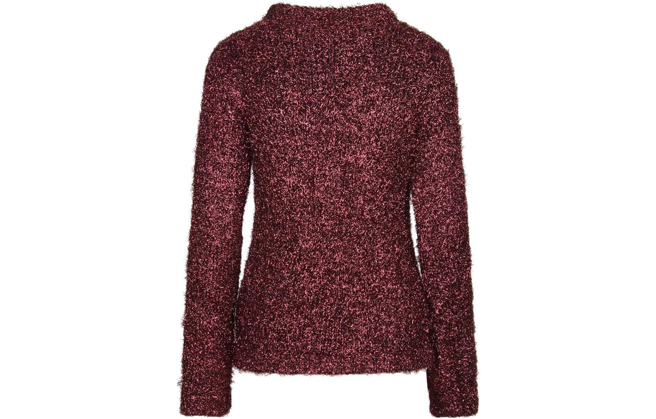 SAINT LAURENT FW22 Cashmere Sweater Women's Fuchsia