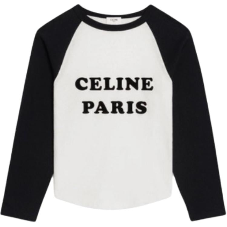 CELINE Crewneck Long-Sleeved T-Shirt
