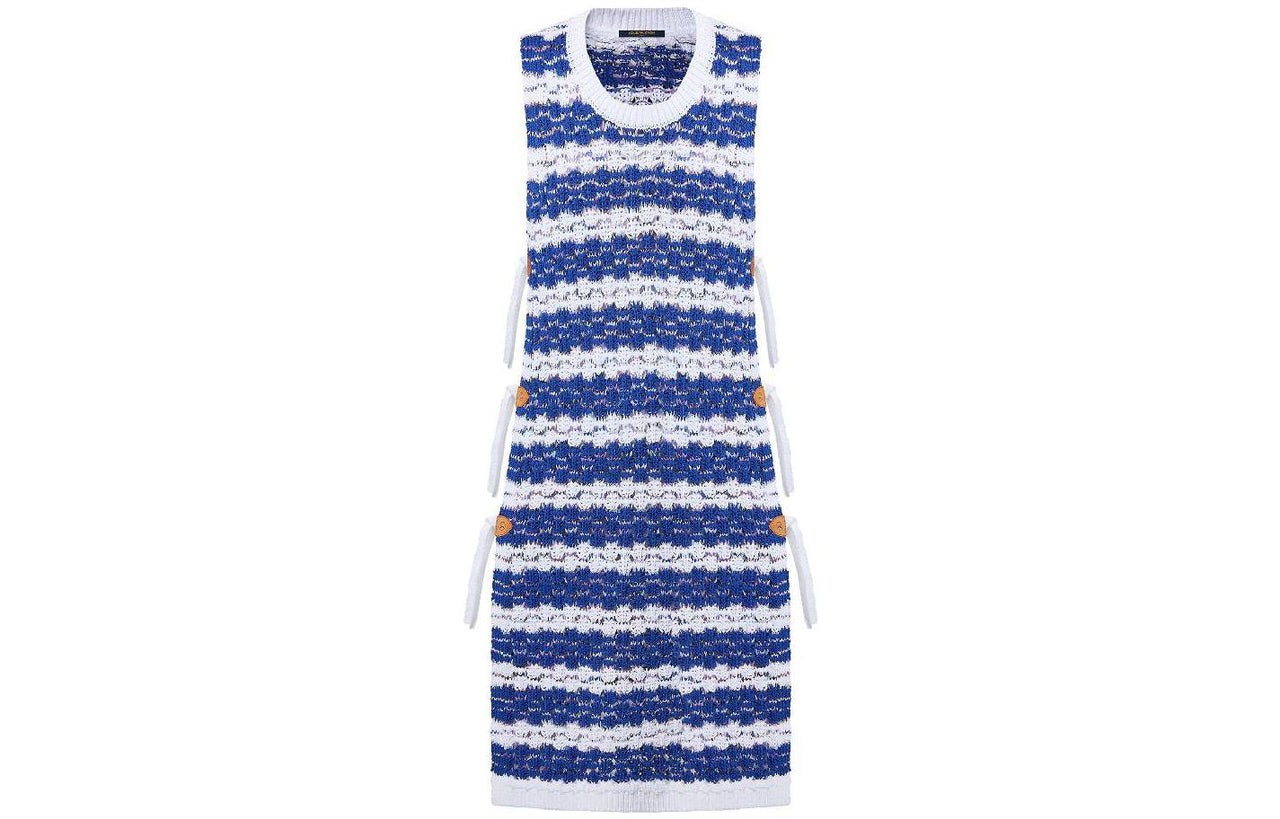 LOUIS VUITTON Sleeveless Dresses Women's Blue