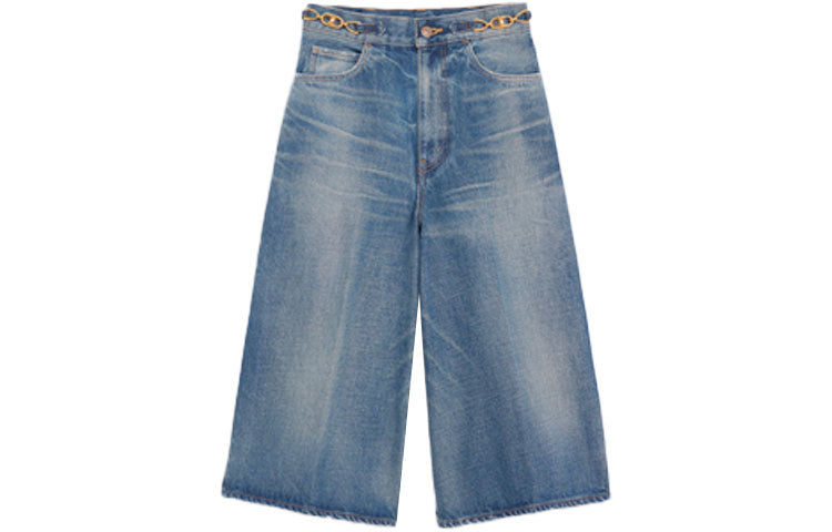 CELINE FW21 Jeans Women's Washed Blue