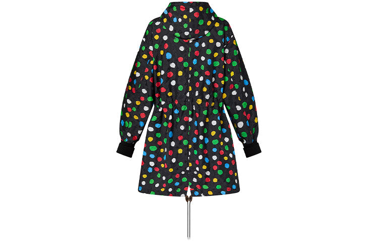 LOUIS VUITTON X Yayoi Kusama Painted Dots Long Parka Black