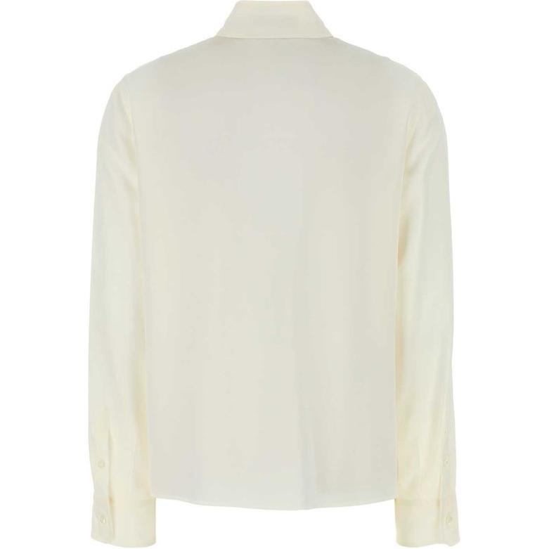 PRADA Crêpe De Chine Button Up Shirt