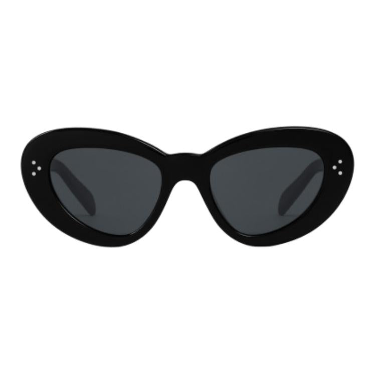 CELINE Acetate Cat Eye Sunglasses Women's Multicolor