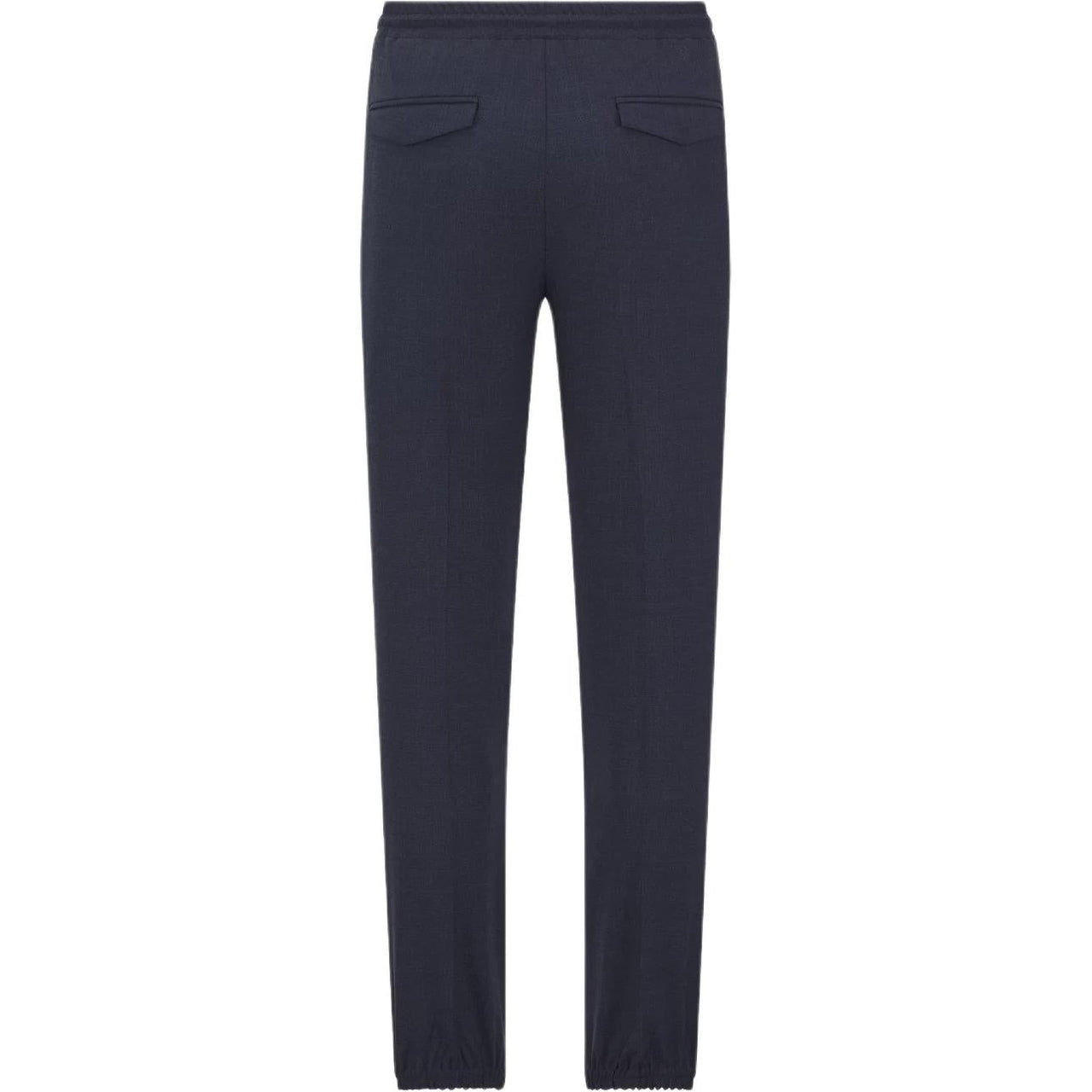 DIOR SS25 Knitted Sweatpants Men's Marine Blue