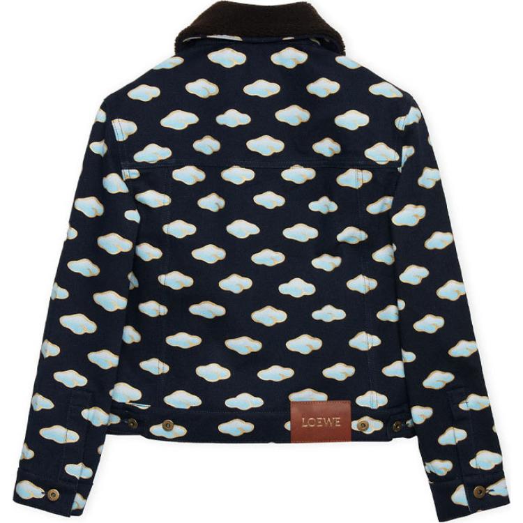 LOEWE SS25 Jackets Coats Women's Marine Blue