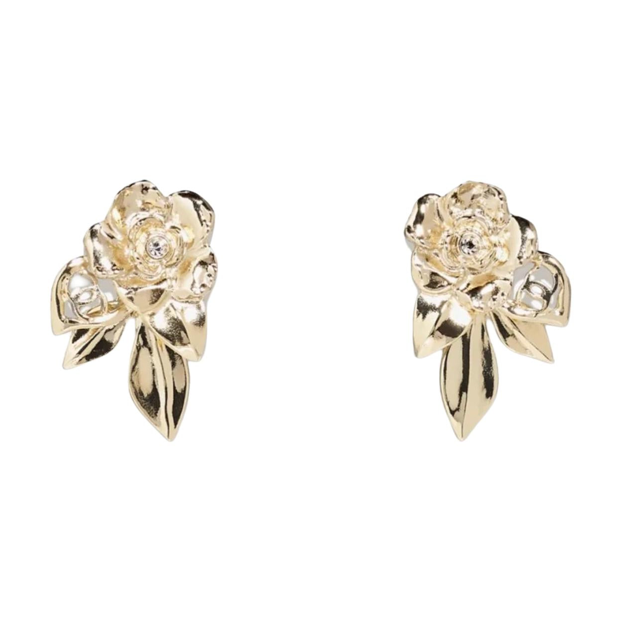 CHANEL - Stud Earrings Women's Gold