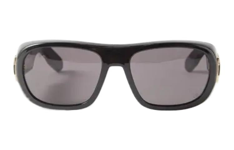 DIOR Acetate Irregular Shape Sunglasses Women's Black
