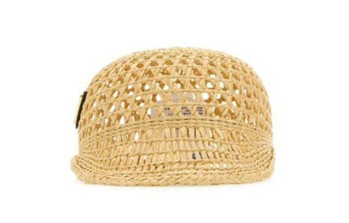 PRADA Cotton Hats & Caps Women's Beige