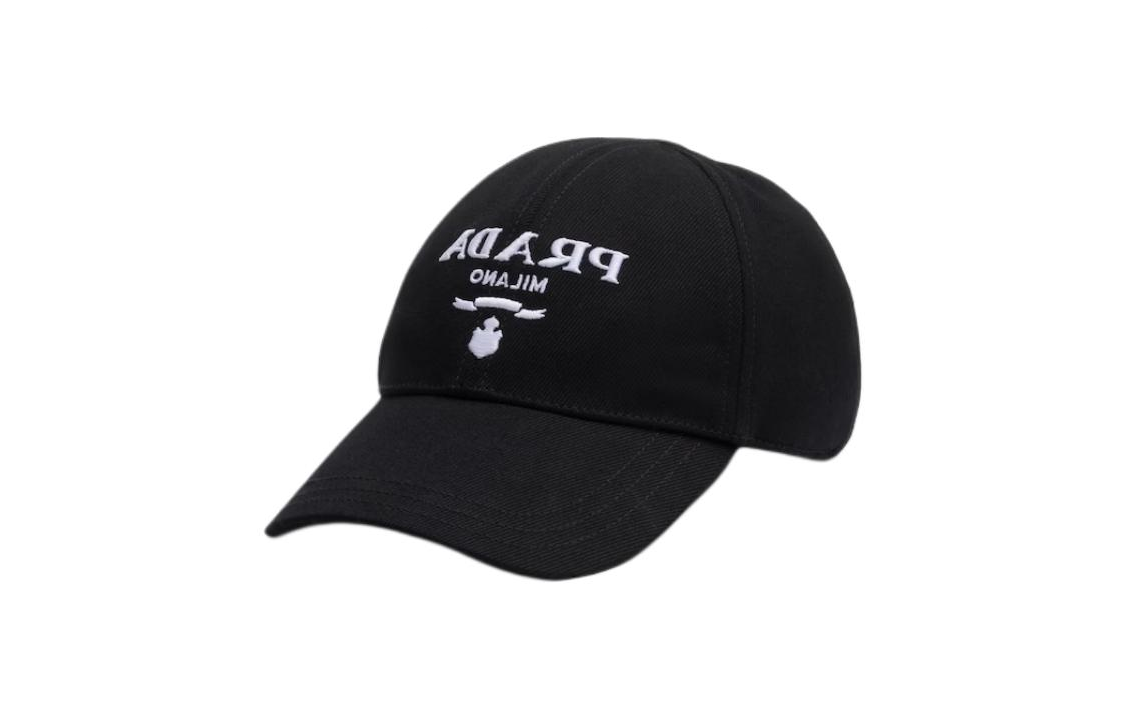 PRADA Logo embossed Baseball Cap