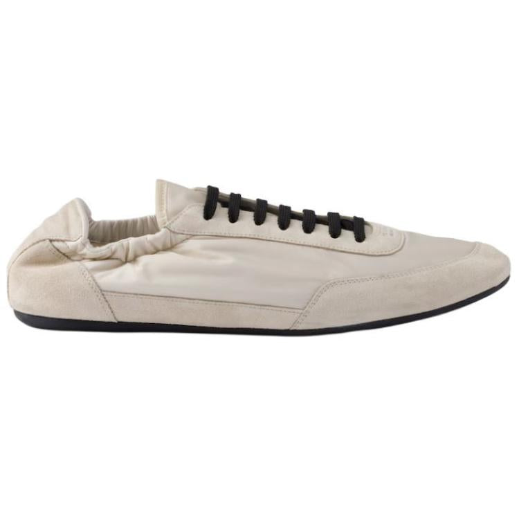 PRADA Collapse Casual Shoes Women's Ivory White