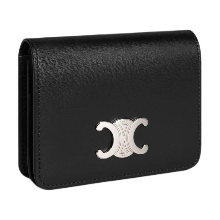 CELINE Calfskin Wallet Men's Black