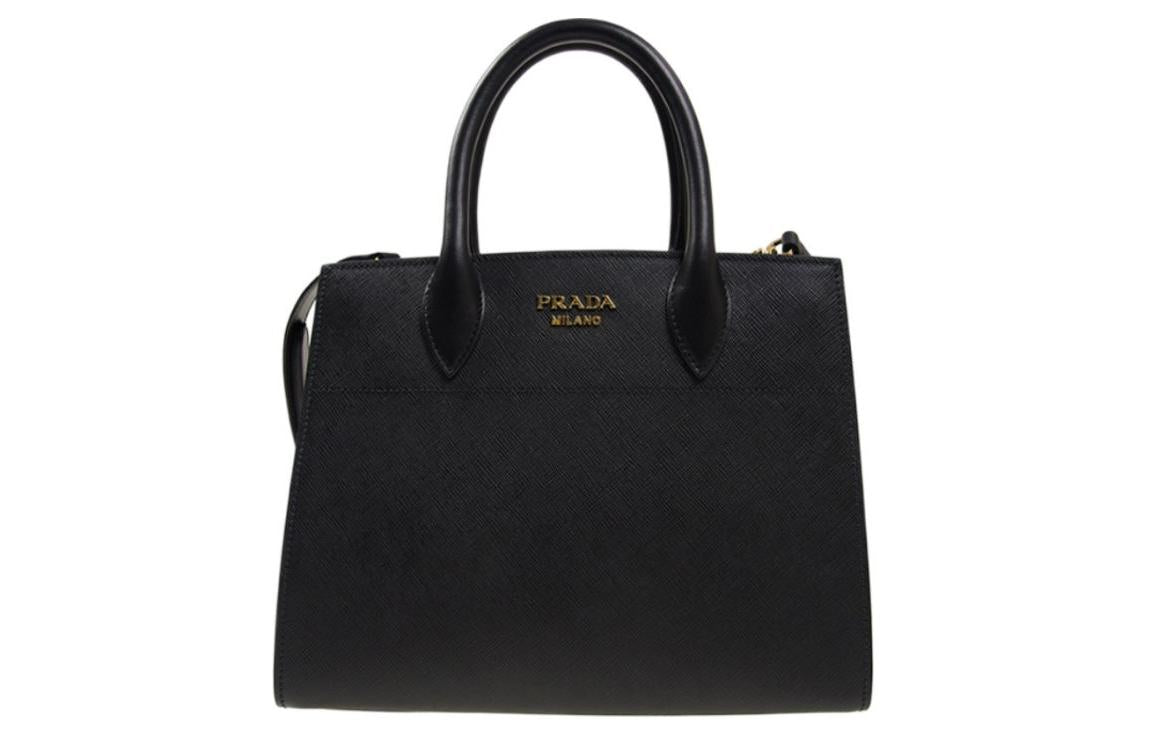 PRADA Calfskin Portable Crossbody Bag Shoulder Bag Women's Black