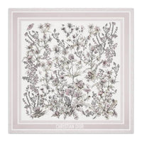 DIOR Silk Scarves Women's White