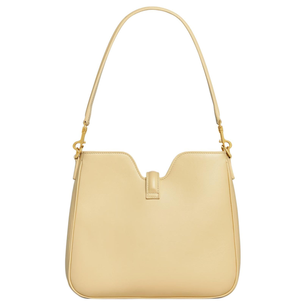 CELINE Calfskin Portable Crossbody Bag Shoulder Bag Small Size Women's Spring Yellow