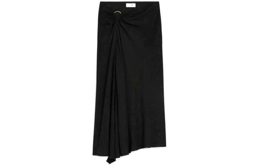 CELINE Casual Long Skirt Women's Black