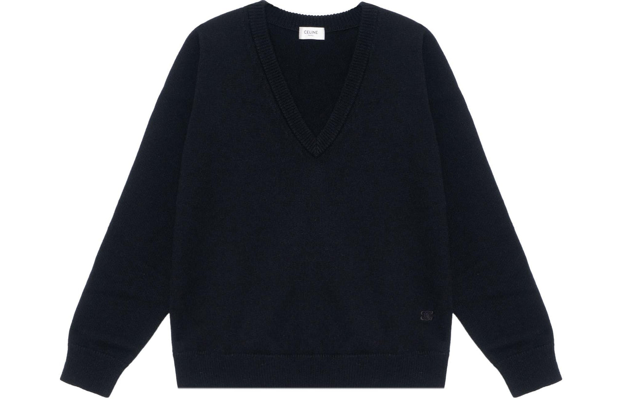 CELINE Cashmere Sweaters Women's Black