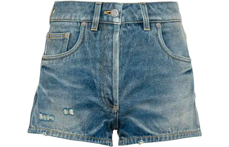 PRADA Denim Shorts Women's Blue
