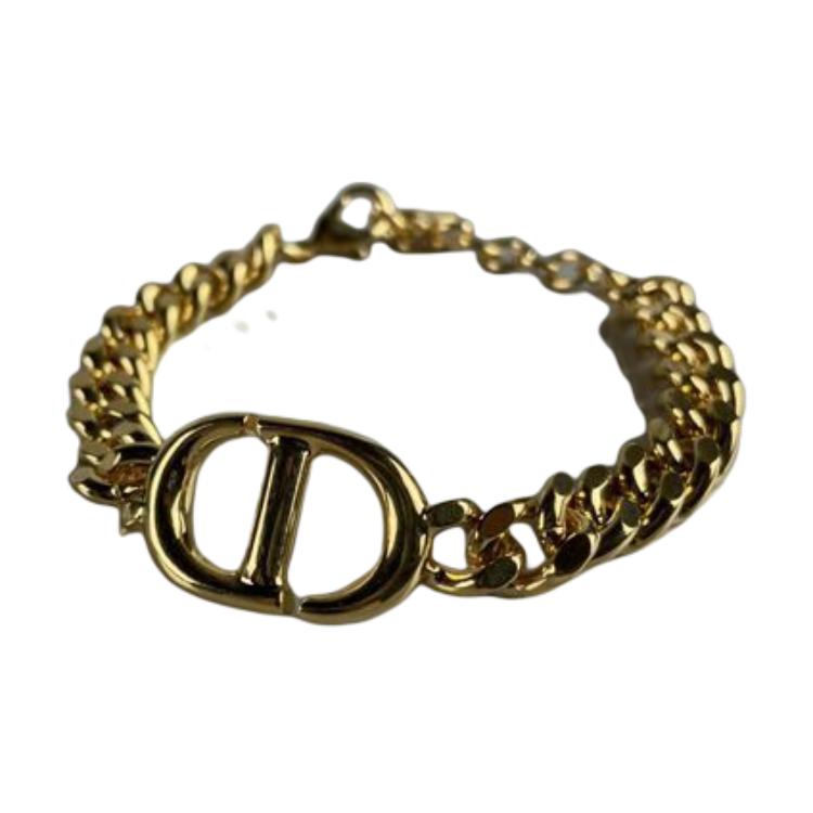 DIOR Gold-Plated Metal Bracelets Women's Gold