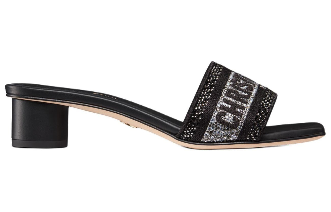 DIOR Dway Quiet Slide Slippers Women's Black
