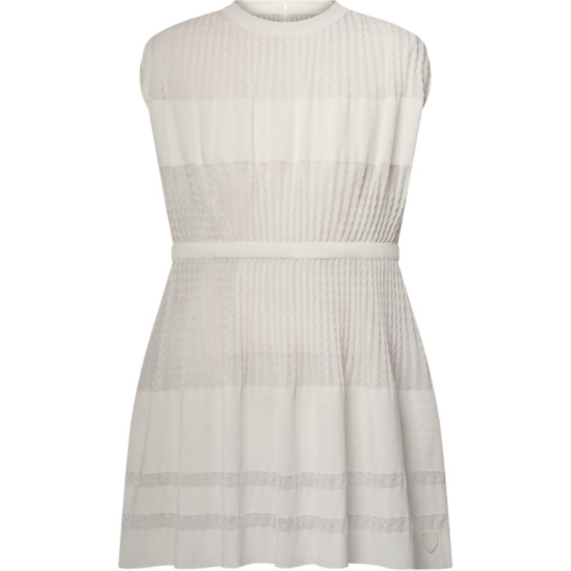 LOUIS VUITTON Scallop Knit Dress