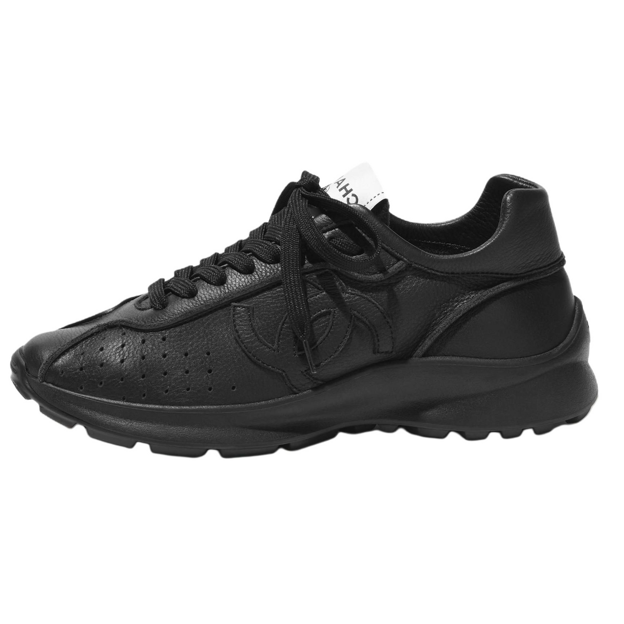 CHANEL Low Top Casual Shoes Women's Black